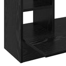 Væghængt skrivebord Sort eg 105 x 48 x 75 cm Konstrueret træ