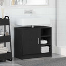 Badeværelsesskab Sort eg 63 x 29 x 55 cm Konstrueret træ