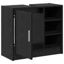 Badeværelsesskab Sort eg 63 x 29 x 55 cm Konstrueret træ