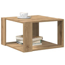 Sofabord Artisan Egetræ 51,5 x 51,5 x 30 cm Konstrueret træ