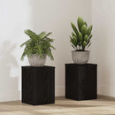 Planteholder 2 pcs Sort eg 20 x 20 x 30 cm Konstrueret træ