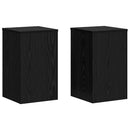 Planteholder 2 pcs Sort eg 30 x 30 x 50 cm Konstrueret træ