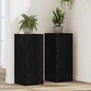 Planteholder 2 pcs Sort eg 30 x 30 x 70 cm Konstrueret træ