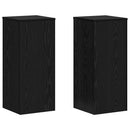 Planteholder 2 pcs Sort eg 30 x 30 x 70 cm Konstrueret træ
