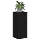 Planteholder 2 pcs Sort eg 30 x 30 x 70 cm Konstrueret træ