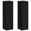 Planteholder 2 pcs Sort eg 17 x 17 x 60 cm Konstrueret træ