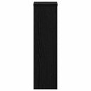 Planteholder 2 pcs Sort eg 17 x 17 x 60 cm Konstrueret træ
