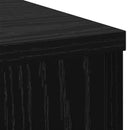 Planteholder 2 pcs Sort eg 25 x 25 x 80 cm Konstrueret træ