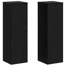 Planteholder 2 pcs Sort eg 25 x 25 x 80 cm Konstrueret træ