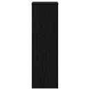Planteholder 2 pcs Sort eg 25 x 25 x 80 cm Konstrueret træ