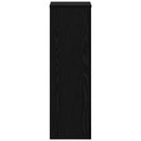 Planteholder 2 pcs Sort eg 25 x 25 x 80 cm Konstrueret træ