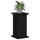 Planteholder Sort eg 33 x 33 x 60 cm Konstrueret træ