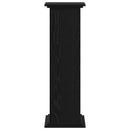 Planteholder Sort eg 33 x 33 x 100 cm Konstrueret træ