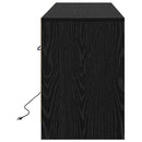 TV Enheder Sort 139,5 x 34 x 50 cm Konstrueret træ