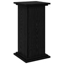 Displaystander med dør Sort eg 31 x 30 x 60 cm Konstrueret træ