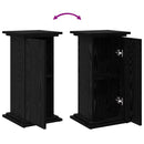 Displaystander Sort eg 31 x 30 x 60 cm Konstrueret træ
