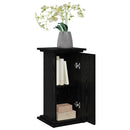 Displaystander med dør Sort eg 31 x 30 x 60 cm Konstrueret træ