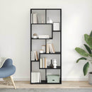 Bogskab Sort eg 67 x 25 x 162 cm Konstrueret træ