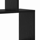 Bogskab Sort eg 70 x 24 x 193,5 cm Konstrueret træ