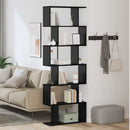 Bogskab Sort eg 70 x 24 x 193,5 cm Konstrueret træ