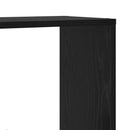 Bogskab Sort eg 60 x 20 x 102,5 cm Konstrueret træ