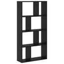 Bogskab Sort eg 60 x 20 x 102,5 cm Konstrueret træ