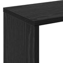 Bogskab Sort eg 72 x 20 x 102,5 cm Konstrueret træ