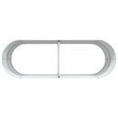 Hævet bed Grøn 240 x 80 x 81 cm Stål
