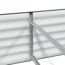 Hævet bed Grøn 400 x 80 x 44 cm Stål
