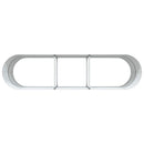 Hævet bed Brun 320 x 80 x 81 cm Stål