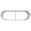 Hævet bed Brun 240 x 80 x 81 cm Stål