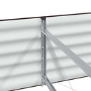 Hævet bed Brun 320 x 80 x 44 cm Stål