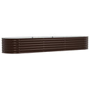Hævet bed Brun 320 x 80 x 44 cm Stål