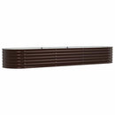 Hævet bed Brun 320 x 80 x 44 cm Stål