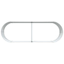 Hævet bed Brun 240 x 80 x 44 cm Stål