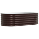 Hævet bed Brun 160 x 80 x 44 cm Stål