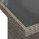 Sofa Sæt med pude 5 pcs Grå polyrattan