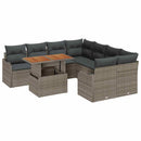 Havesofa Sæt med pude 7 pcs Grå