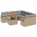 Have Spisebordssæt med pude 9 pcs Beige og grå