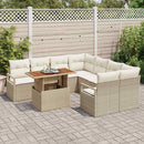 Have Spisebordssæt med pude 9 pcs Beige og creme