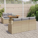 Have Spisebordssæt med pude 6 pcs Beige og grå