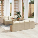 Havesofa Sæt 8 stk. Beige og creme