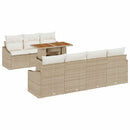 Havesofa Sæt 8 stk. Beige og creme