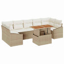 Have Spisebordssæt med pude 8 pcs Beige og creme