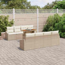 Have Spisebordssæt med pude 9 pcs Beige og creme