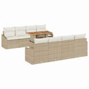 Have Spisebordssæt med pude 9 pcs Beige og creme