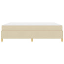 Sengestel med madras Creme 180 x 200 cm Stof