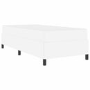 Sengestel med madras Hvid 80 x 200 cm Stof