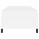 Sengestel med madras Hvid 80 x 200 cm Stof