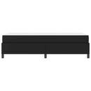Sengestel med madras Sort 90 x 190 cm Stof